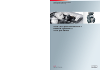 SSP 605 Audi Occupant Protection Passive Systems II Audi pre sense 
